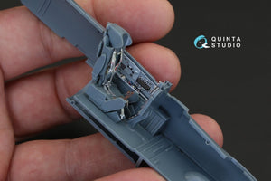 Quinta Studio QD48129 MiG-21PFM (gray color panels) 3D-Printed &amp;amp; colored Interior on decal paper (for Eduard kit) 1/48 – image 8