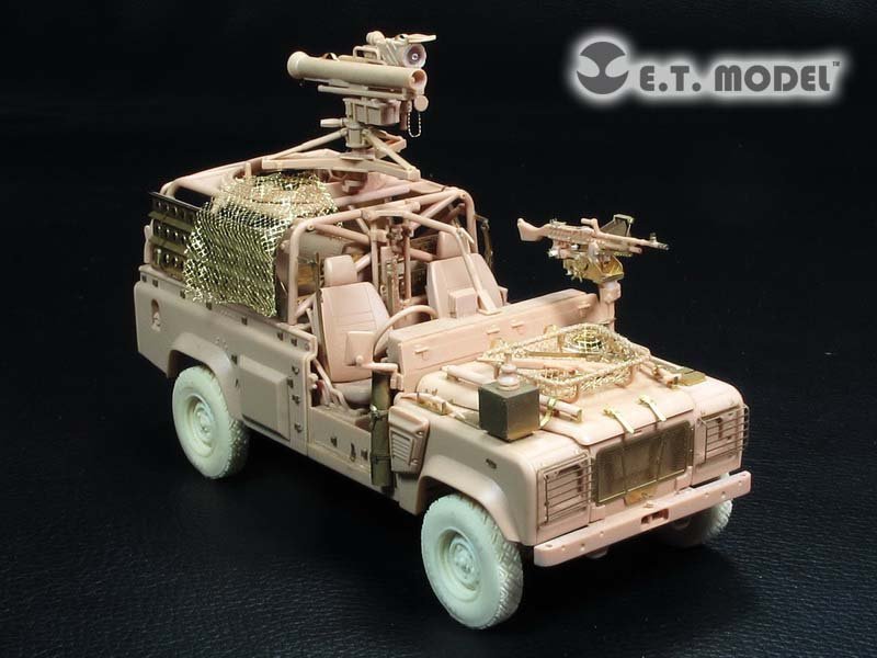 E.T. Model E35-178 Land Rover WMIK w/MILAN ATGM (For HOBBY BOSS 82447) 1/35 – immagine 2