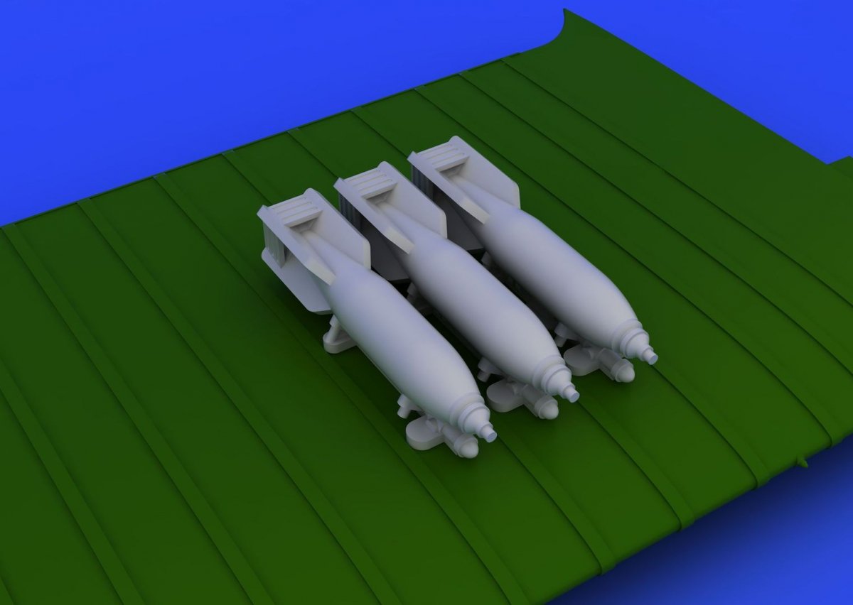 Eduard 672069 B.534 bombs &amp;amp; racks 1/72 (EDUARD) – zdjęcie 2