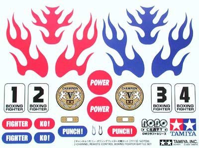 Tamiya 71113 Boxing Fighter Battle Set - 2ch Remote Control ROBOCRAFT – zdjęcie 4