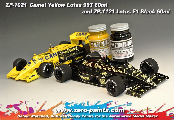 Zero Paints ZP-1121 Lotus F1 JPS Black 60ml – zdjęcie 3