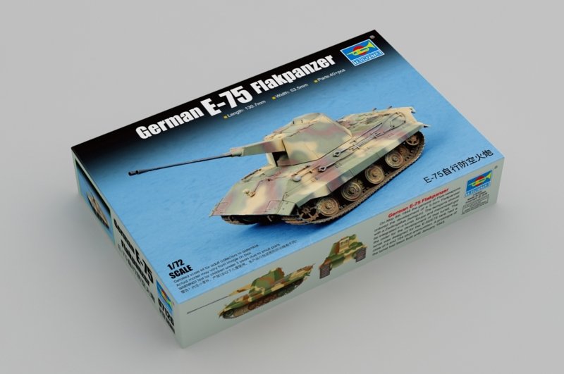 Trumpeter 07126 German E-75 Flakpanzer 1/72 – immagine 2