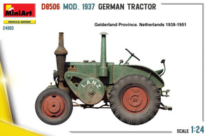MiniArt 24003 GERMAN TRACTOR D8506 MOD. 1937 1/24 – zdjęcie 3