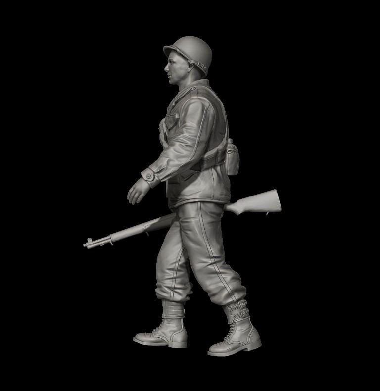 Panzer Art FI35-093 US Soldier in M43 uniform No.1 1/35 – image 3