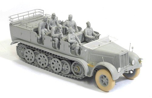 Dragon 6545 Sd.Kfz.7 8t Half-Track Early Production w/Crew 1/35 – zdjęcie 3