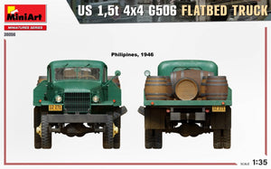 MiniArt 38056 US 1,5t 4×4 G506 FLATBED TRUCK 1/35 – zdjęcie 6