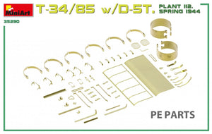 Miniart 35290 T-34/85 w/D-5T. PLANT 112. SPRING 1944. INTERIOR KIT 1/35 – zdjęcie 10