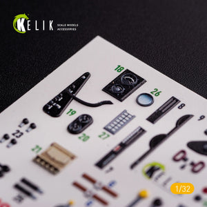 KELIK K32019 CR.42 LW - Interior 3D Decal for ICM kit 1/32 – zdjęcie 6