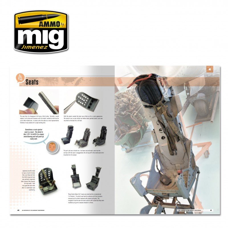AMMO of Mig Jimenez 6030 MODELLING SCHOOL: AN INITIATION TO AIRCRAFT WEATHERING (English) – immagine 6