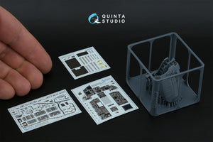 Quinta Studio QD+32252 F-15C PAD-upgraded 3D-Printed &amp;amp; colored Interior on decal paper (Tamiya) (with 3D-printed resin parts) 1/32 – image 3