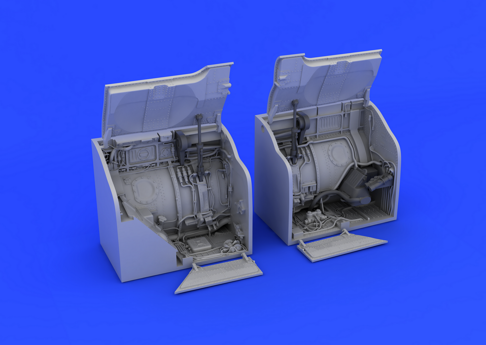 Eduard 648105 MiG-23 M/ MF main wheel bay 1/48 (Trumpeter) – zdjęcie 4