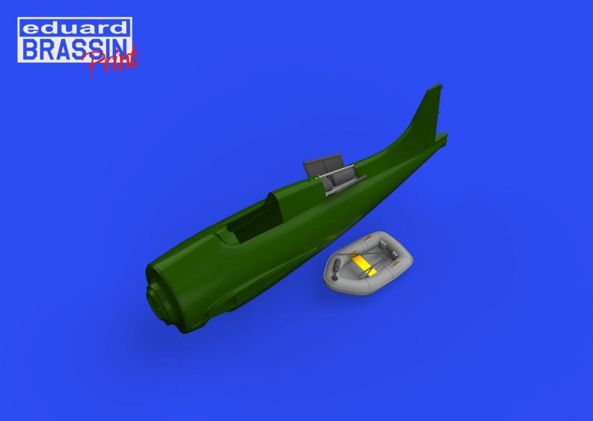 Eduard 648770 F4F-3 life raft PRINT EDUARD 1/48 – zdjęcie 2