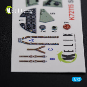 KELIK K72115 Sea Hurricane Mk I interior 3D decals for Arma Hobby kit 1/72 – image 7