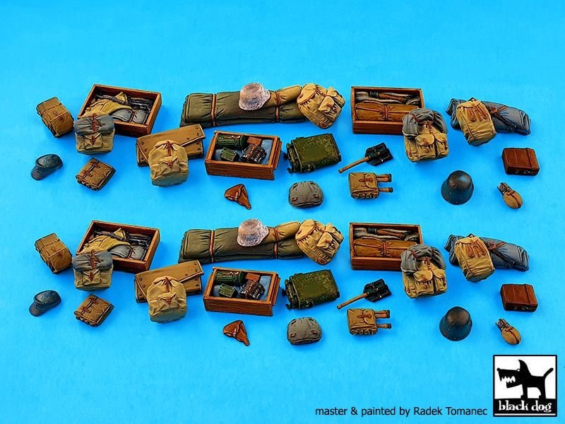 Black Dog T35232 German WW 2 equipment accessories set 1/35 – image 2