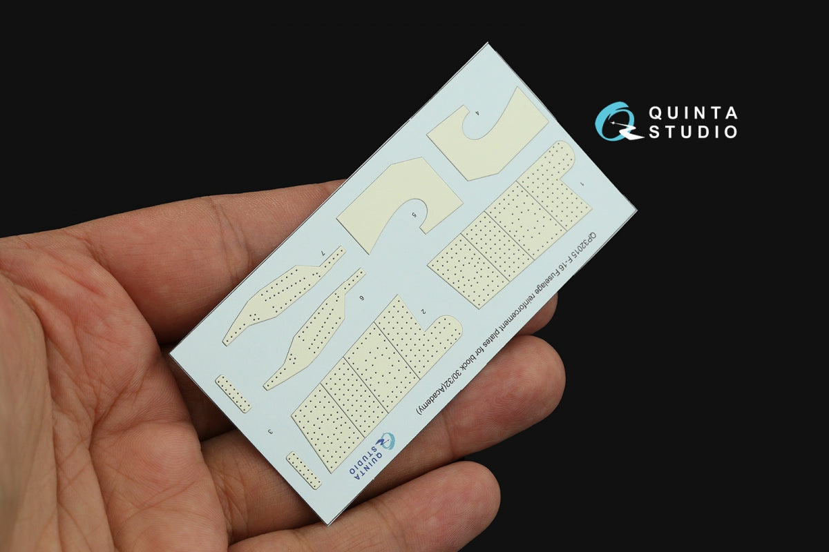 Quinta Studio QP32015 F-16 block 30/32 reinforcement plates (Academy) 1/32 – Bild 3