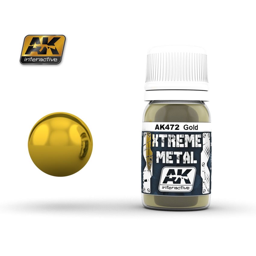 AK Interactive AK472 XTREME METAL GOLD 30ml