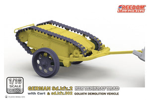Freedom 16002 GERMAN SD.KFZ.2 KETTENKRAFTRAD &amp;amp; SD.KFZ.302 GOLIATH DEMOLITION VEHICLE 1/16 – image 8