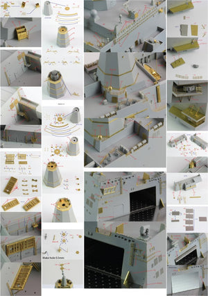 Pontos 35016F1 USS San Antonio Class LPD Detail Up Set 1/350 – image 4