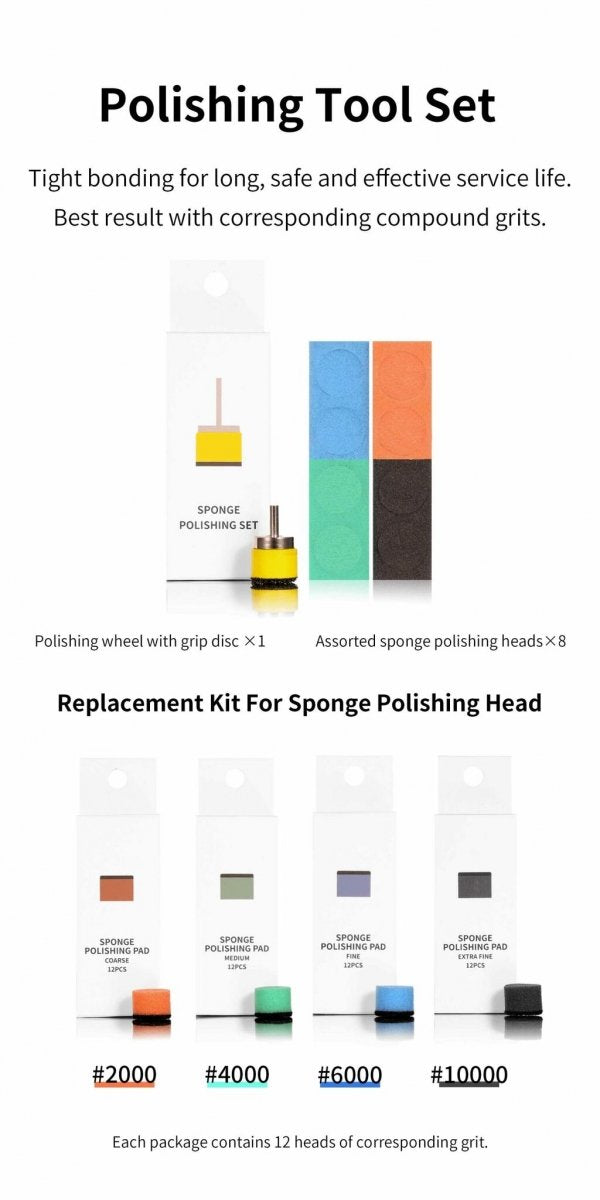 DSPIAE SPP-S01 Sponge Polishing Set – zdjęcie 2