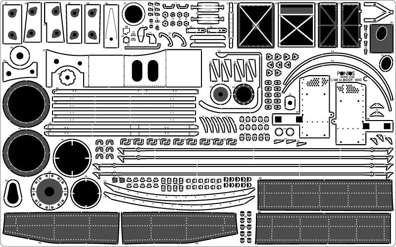 Pontos 48001F1 U-Boot Type VII C Detail up set 1/48 – image 7