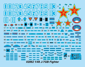 Trumpeter 02862 J-7GB – zdjęcie 4