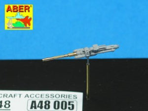 Aber A48 005 Set of 2 barrels for German 13mm aircraft machine guns MG 131 (early type) 1/48 – zdjęcie 3