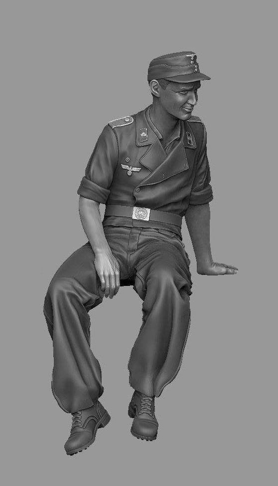 Panzer Art FI35-123 StuG gunner at rest 1/35 – image 4