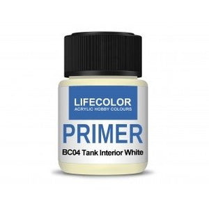 Lifecolor BC04 Acrylic Primer Tank Interior White 22ml – zdjęcie 2