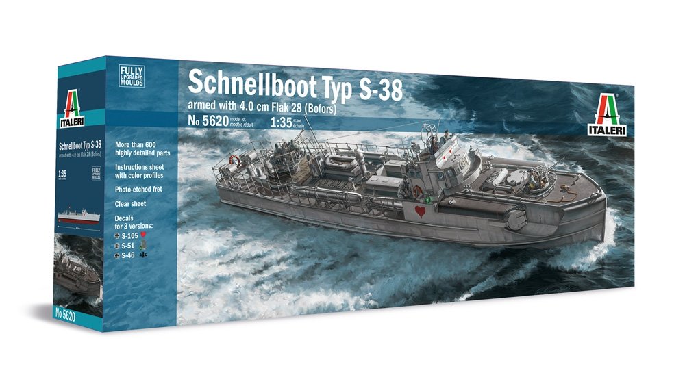 Italeri 5620 SCHNELLBOOT Typ S-38 1/35