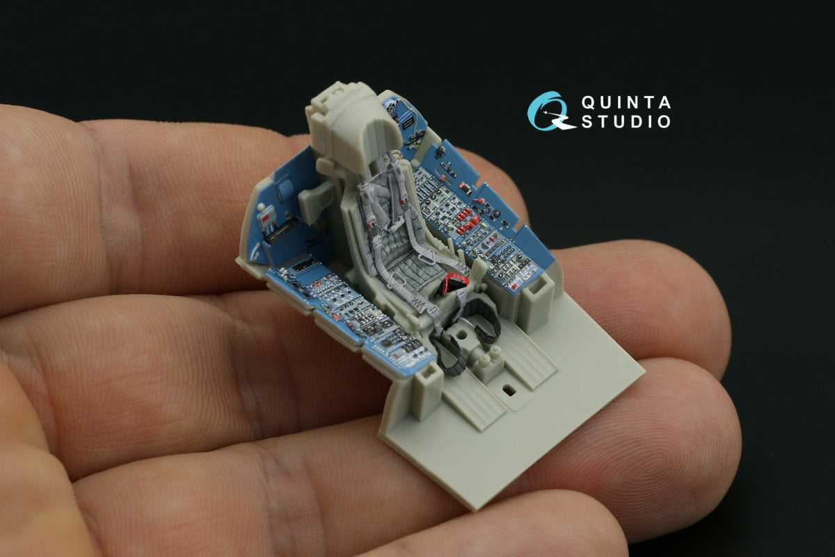 Quinta Studio QD48233 Su-27SM 3D-Printed &amp;amp; coloured Interior on decal paper (KittyHawk) 1/48 – zdjęcie 6