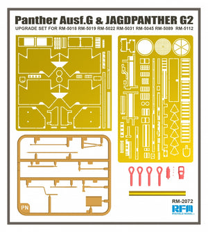 Rye Field Model 2072 Panther Ausf.G UPGRADE SET 1/35 – zdjęcie 3
