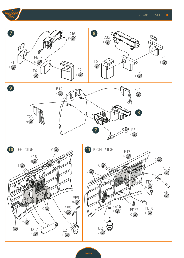 Clear Prop! CP4804 H-75N Hawk ADVANCED KIT 1/48 – zdjęcie 29