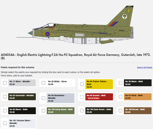 Airfix 04054A English Electric Lightning F.2A 1/72 – image 2