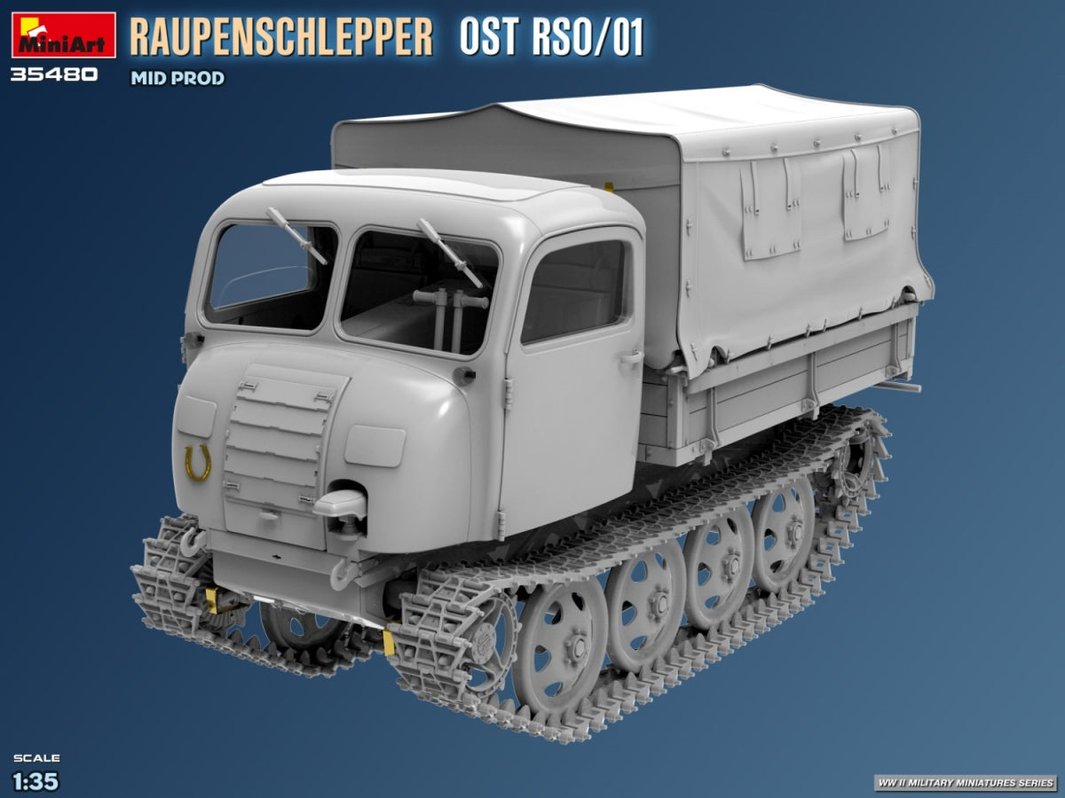 Miniart 35480 Raupenschlepper Ost RSO/01 Mid Prod. 1/35 – zdjęcie 7
