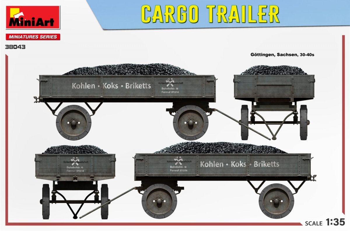MiniArt 38043 GERMAN CARGO TRAILER 1/35 – image 6