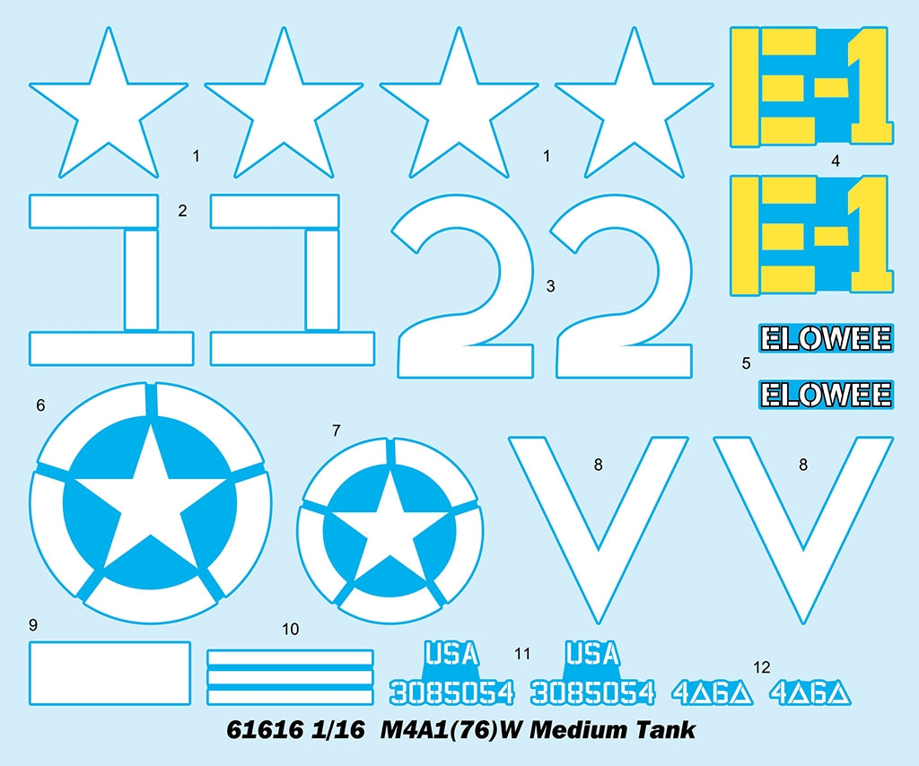 I Love Kit 61616 M4A1(76)W Medium Tank 1/16 – zdjęcie 5