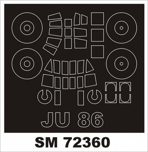 Montex SM72360 JUNKERS JU-86 for RS MODELS 1/72