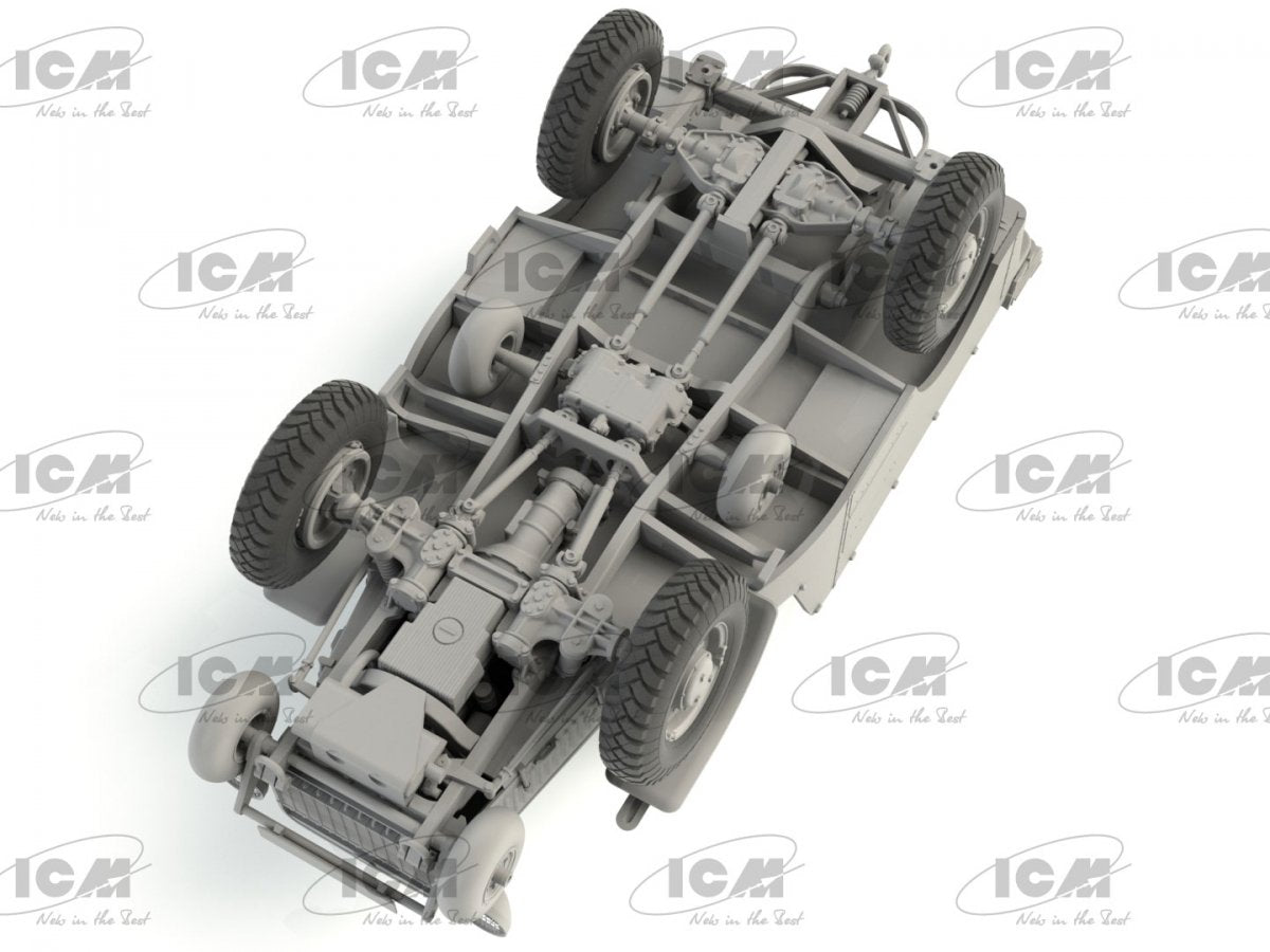 ICM 35573 Laffly (f) Typ V15T WWII German military vehicle 1/35 – zdjęcie 8