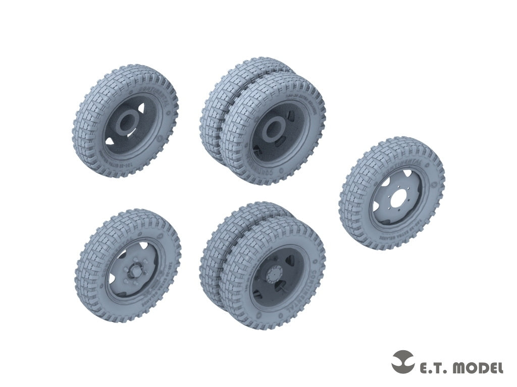 E.T. Model P35-169 WWII German 3t 4x2 Cargo Truck Sagged Wheels 1/35 – zdjęcie 2