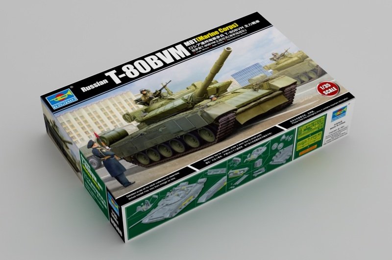 Trumpeter 09588 Russian T-80BVM MBT(Marine Corps) 1/35 – image 2