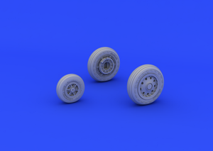 Eduard 648176 F-104 undercarriage wheels early 1/48 (Hasegawa) – zdjęcie 2