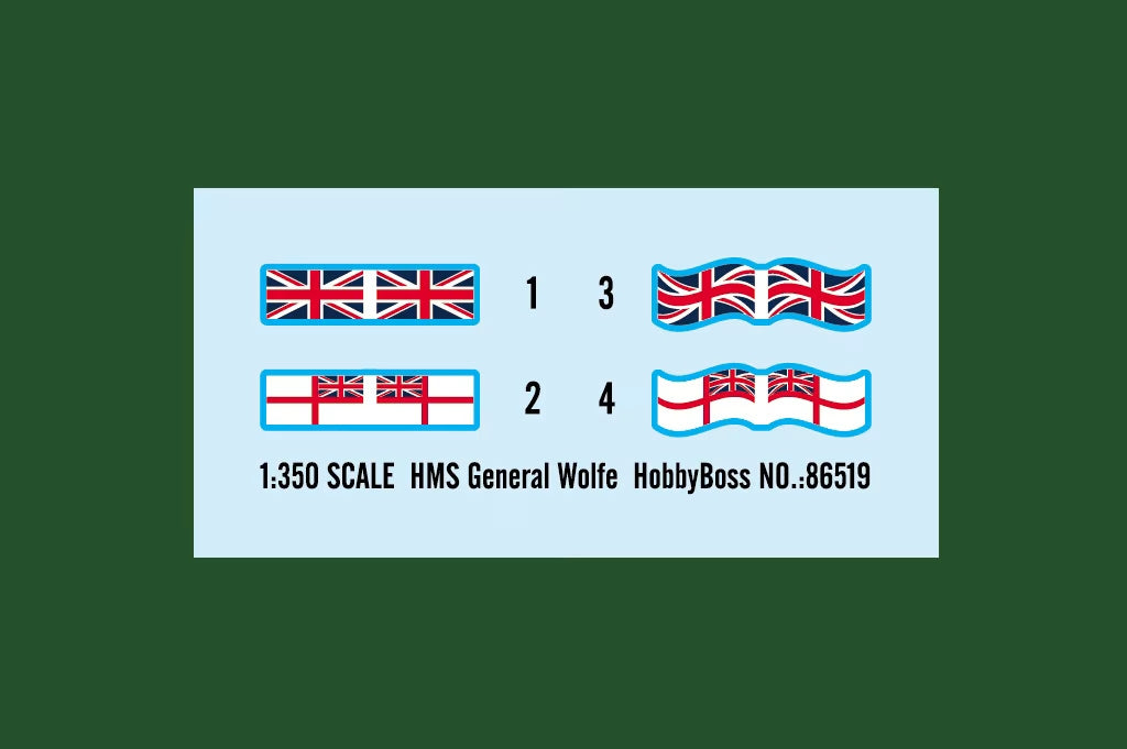 Hobby Boss 86519 HMS General Wolfe 1/350