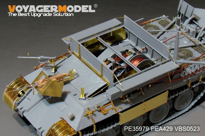 Voyager Model PE35979 WWII German Bergepanther Ausf.A (Early type,Panther A tool holders) Basic For TAKOM 2101 1/35 – zdjęcie 8