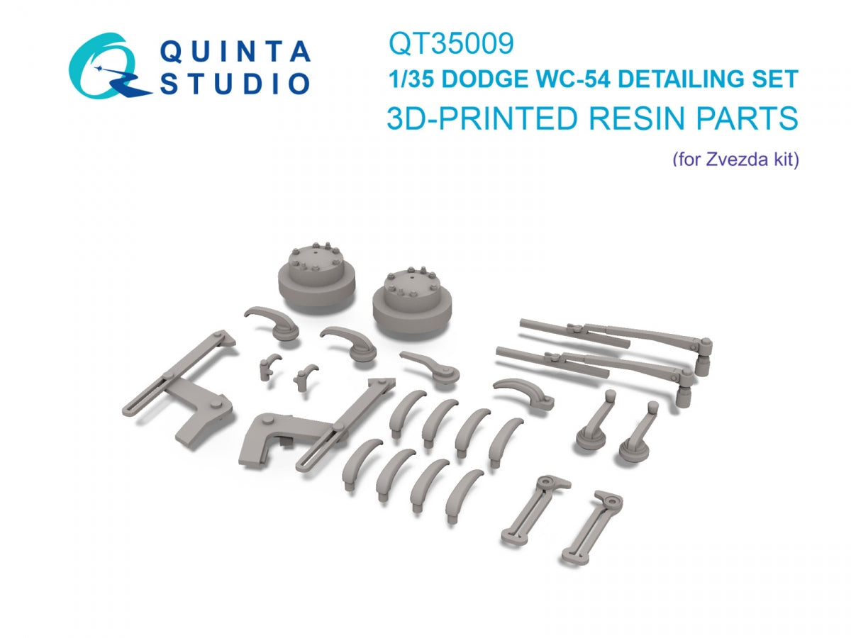 Quinta Studio QT35009 Dodge WC-54 detailing set (Zvezda) 1/35
