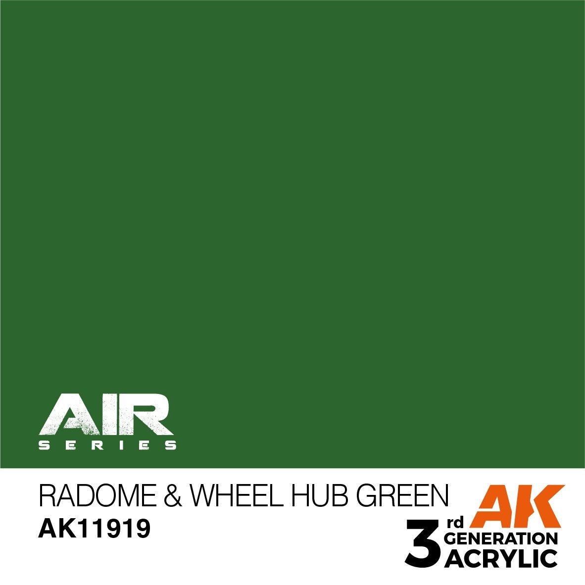 AK Interactive AK11919 RADOME & WHEEL HUB GREEN – AIR 17ml
