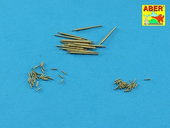 Aber 350L-72 Zestaw luf do H.M.S. Ark Royal 16 x 4,5in (114mm) QF Mk I; 32 x QF 2-pdr (40mm) Mark VIII Pom-Pom; 32 x 0,5in (12,7mm) Vickers Mk III 1/350 – zdjęcie 6