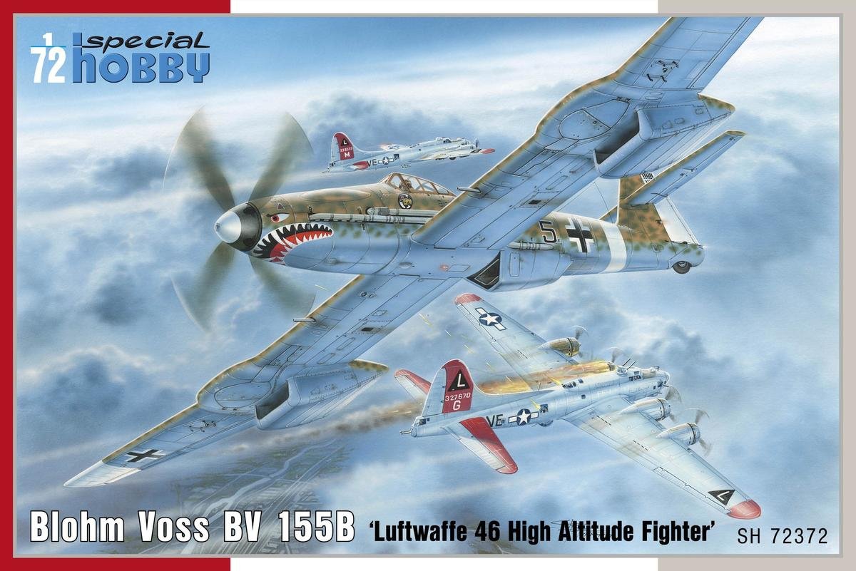 Special Hobby 72372 Blohm Voss BV 155B-1 &amp;#39;Luftwaffe 46 High Altitude Fighter&amp;#39; 1/72