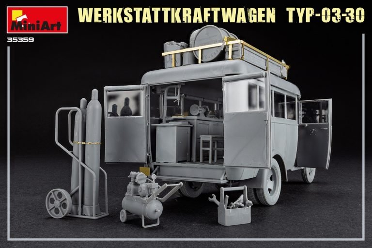 MiniArt 35359 WERKSTATTKRAFTWAGEN TYP-03-30 1/35 – image 9