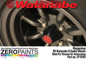 Zero Paints ZP-1540 Magnesium Paint for RS Watanabe 8 Spoke Wheels 30ml – zdjęcie 2