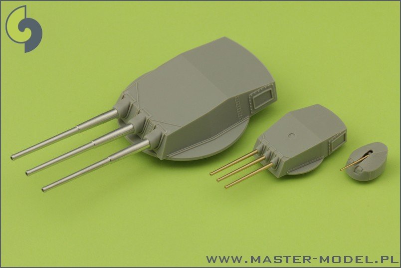 Master SM-350-064 RN Roma armament - 381mm (9pcs), 152mm (12pcs), 90mm (12pcs) barrels – image 4